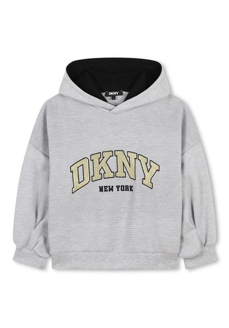 Felpa con cappuccio DKNY KIDS | D60249A32